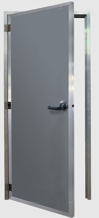 Les produits Agrialpro Menuiserie Bloc porte interieure PVC 1 battant 210 x 133 cm
