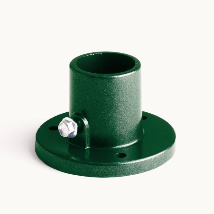 Les produits Agrialpro Lisse poteau et piquet Platine a emboiter pour panneaux Bekafor vert