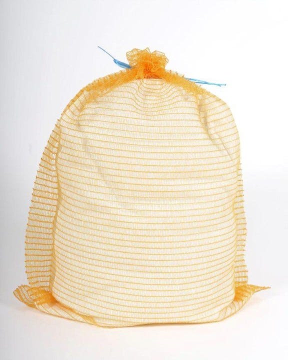 Les produits Agrialpro Filet Ficelle Filet jaune 5 kg pour pommes de terre avec tirette