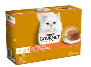 Les Timbales - 12x85g - Boîtes pour chat adulte GOURMET