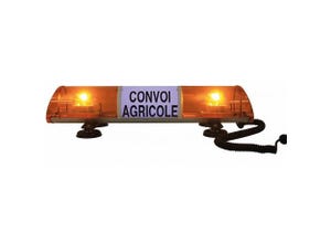 Rampe de signalisation LED CONVOI AGRICOLE magnétique