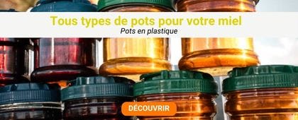 Miel en pot en plastique