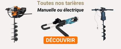 Tarière thermique et électrique