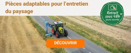 Entretien des routes avec un tracteur