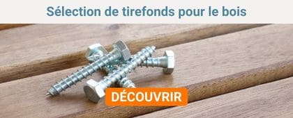 Tirefonds pour le bois