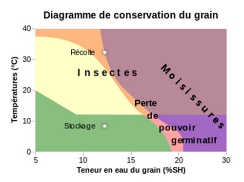 conservation céréales conservation du grain