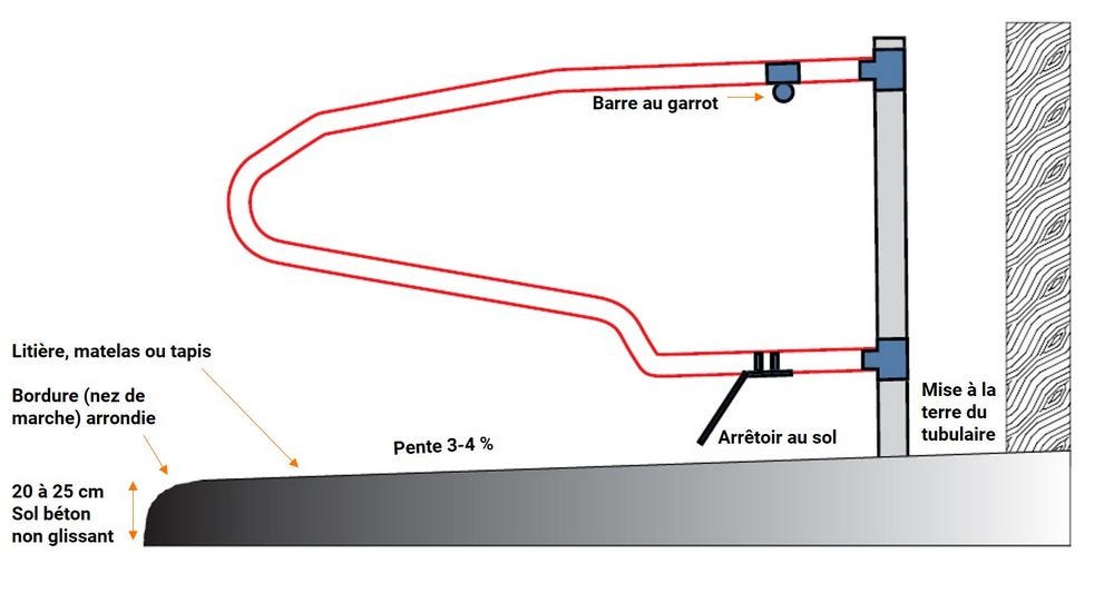 La conception pour une bonne logette conception sol logette